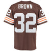 Image of Jim Brown Cleveland Browns Mitchell &amp; Ness Retired Player Replica Jersey - Brown 2019