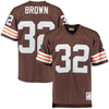 Image of Jim Brown Cleveland Browns Mitchell &amp; Ness Retired Player Replica Jersey - Brown 2019