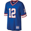 Image of Jim Kelly Buffalo Bills Mitchell &amp; Ness Retired Player Vintage Replica Jersey - Royal Blue 2019