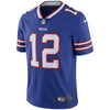 Image of Jim Kelly Buffalo Bills Retired Player Vapor Untouchable Limited Throwback Jersey - Royal 2019