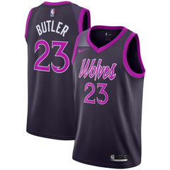 Jimmy Butler Minnesota Timberwolves City Edition Swingman Jersey – Purple 2019