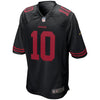 Image of Jimmy Garoppolo San Francisco 49ers Alternate Game Jersey – Black 2019