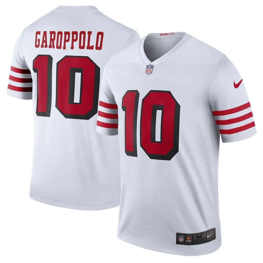 Jimmy Garoppolo San Francisco 49ers Color Rush Legend Player Jersey – White 2019