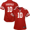 Image of Jimmy Garoppolo San Francisco 49ers Girls Youth Game Jersey - Scarlet 2019