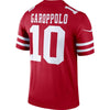 Image of Jimmy Garoppolo San Francisco 49ers Legend Jersey – Scarlet 2019