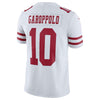 Image of Jimmy Garoppolo San Francisco 49ers Vapor Untouchable Limited Jersey - White 2019