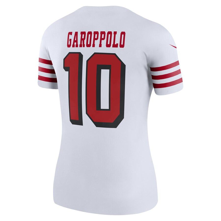 Jimmy Garoppolo San Francisco 49ers Women's Color Rush Legend Player Jersey – White 2019