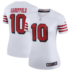 Jimmy Garoppolo San Francisco 49ers Women's Color Rush Legend Player Jersey – White 2019