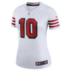 Jimmy Garoppolo San Francisco 49ers Women's Color Rush Legend Player Jersey – White 2019