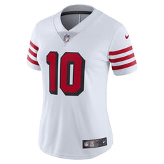 Jimmy Garoppolo San Francisco 49ers Women's Color Rush Vapor Untouchable Limited Player Jersey – White 2019