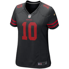 Jimmy Garoppolo San Francisco 49ers Women's Game Jersey – Black 2019