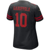 Image of Jimmy Garoppolo San Francisco 49ers Women's Game Jersey – Black 2019