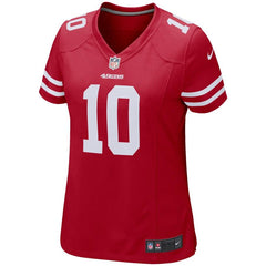 Jimmy Garoppolo San Francisco 49ers Women's Game Jersey – Scarlet 2019