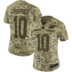 Jimmy Garoppolo San Francisco 49ers Women's Salute to Service Limited Jersey - Camo 2019
