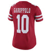 Image of Jimmy Garoppolo San Francisco 49ers Women's Vapor Untouchable Limited Jersey – Scarlet 2019