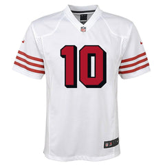 Jimmy Garoppolo San Francisco 49ers Youth Color Rush Player Game Jersey – White 2019