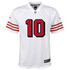 Image of Jimmy Garoppolo San Francisco 49ers Youth Color Rush Player Game Jersey – White 2019