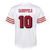Image of Jimmy Garoppolo San Francisco 49ers Youth Color Rush Player Game Jersey – White 2019