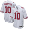 Image of Jimmy Garoppolo San Francisco 49ers Youth Player Game Jersey – White 2019