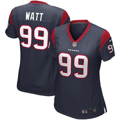 JJ Watt Houston Texans Girls Youth Game Jersey - Navy Blue 2019