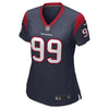 Image of JJ Watt Houston Texans Girls Youth Game Jersey - Navy Blue 2019