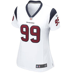 JJ Watt Houston Texans Women's Game Jersey - White 2019