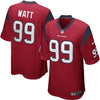 Image of JJ Watt Houston Texans Youth Alternate Game Jersey - Red 2019