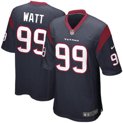 JJ Watt Houston Texans Youth Team Color Game Jersey - Navy Blue 2019