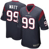 Image of JJ Watt Houston Texans Youth Team Color Game Jersey - Navy Blue 2019