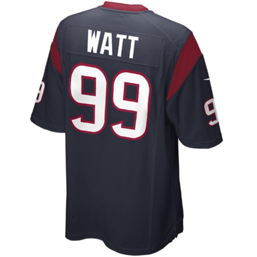 JJ Watt Houston Texans Youth Team Color Game Jersey - Navy Blue 2019