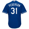 Image of Joc Pederson Los Angeles Dodgers Majestic Official Cool Base Player Jersey - Royal - 2019