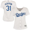 Image of Joc Pederson Los Angeles Dodgers Majestic Women's Cool Base Player Jersey - White 2019