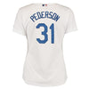 Image of Joc Pederson Los Angeles Dodgers Majestic Women's Cool Base Player Jersey - White 2019