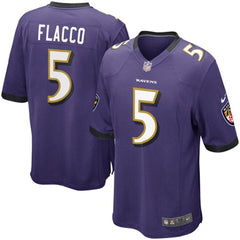 Joe Flacco Baltimore Ravens Game Jersey - Purple 2019