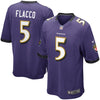 Image of Joe Flacco Baltimore Ravens Game Jersey - Purple 2019