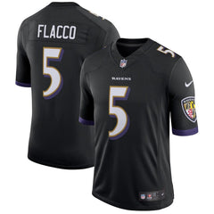 Joe Flacco Baltimore Ravens Speed Machine Limited Player Jersey - Black 2019