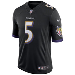 Joe Flacco Baltimore Ravens Speed Machine Limited Player Jersey - Black 2019