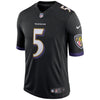 Image of Joe Flacco Baltimore Ravens Speed Machine Limited Player Jersey - Black 2019