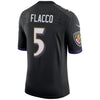 Image of Joe Flacco Baltimore Ravens Speed Machine Limited Player Jersey - Black 2019