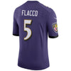 Image of Joe Flacco Baltimore Ravens Speed Machine Limited Player Jersey - Purple 2019