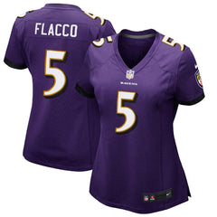 Joe Flacco Baltimore Ravens Women's Limited Jersey - Purple  - 2019
