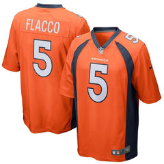 Joe Flacco Denver Broncos Game Jersey – Orange 2019