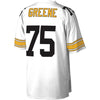 Image of Joe Greene Pittsburgh Steelers Mitchell &amp; Ness 1976 Replica Retired Player Jersey - White 2019