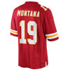Image of Joe Montana Kansas City Chiefs Retired Player Limited Jersey - Red 2019