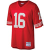 Image of Joe Montana San Francisco 49ers Mitchell &amp; Ness Retired Player Vintage Replica Jersey - Scarlet 2019