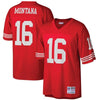 Image of Joe Montana San Francisco 49ers Mitchell &amp; Ness Retired Player Vintage Replica Jersey - Scarlet 2019