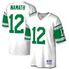 Image of Joe Namath New York Jets Mitchell &amp; Ness 1968 Retired Player Vintage Replica Jersey - White 2019