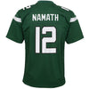 Image of Joe Namath New York Jets Youth Game Jersey – Gotham Green 2019