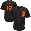 Image of Joe Panik San Francisco Giants Majestic Alternate Cool Base Player Jersey - Black 2019