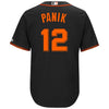 Image of Joe Panik San Francisco Giants Majestic Alternate Cool Base Player Jersey - Black 2019